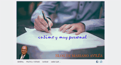 Desktop Screenshot of marianoaviles.com